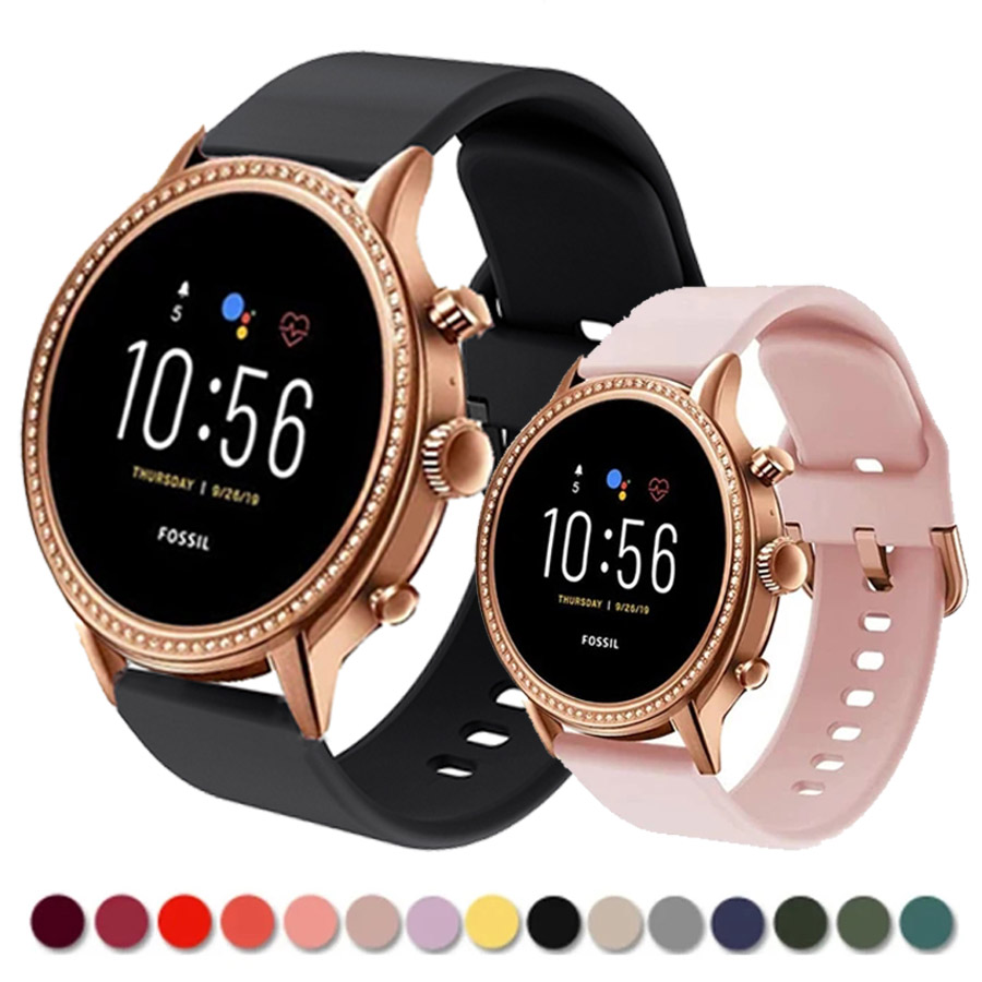 Fossil Smartwatch Accessories - سيليكون حزام ل الأحفوري المرأة Gen