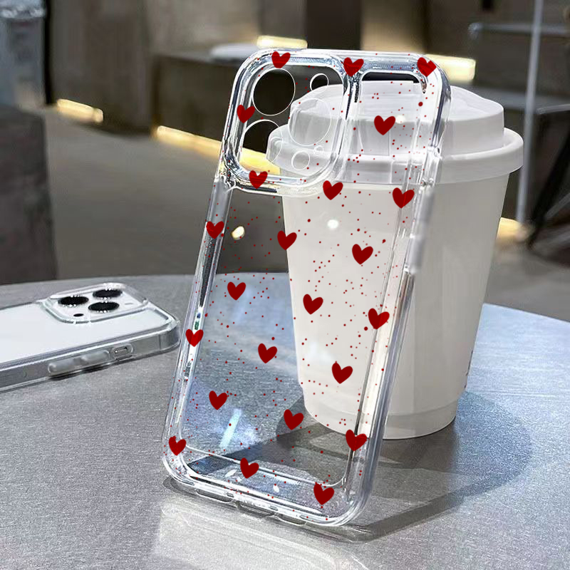 جراب هاتف شفاف بتصميم قلب بسيط - مراجعة Xiaomi Redmi Note 13 وسعره